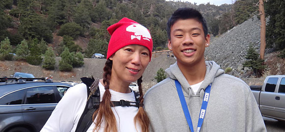 Jenny and Ryan at Mt. Baldy