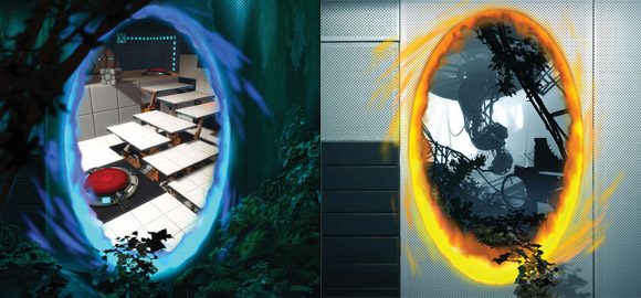 Portal 2 GameInformer Covers