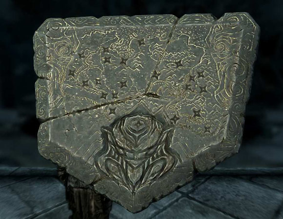 Skyrim Dragonstone Map Closeup