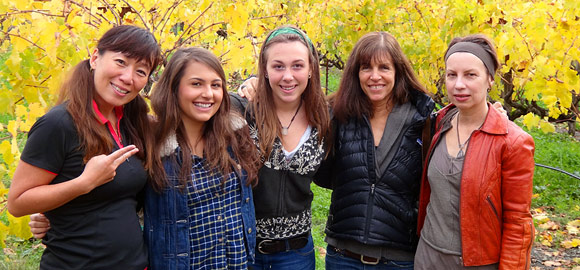 The girls of the family, Jenny Misha, Salah, Janet, and Sylvi