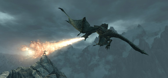 The Elder Scrolls V: Skyrim Dragon Firefight