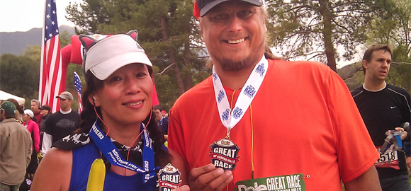 Jenny & Terry at The Great Race of Agoura Hills