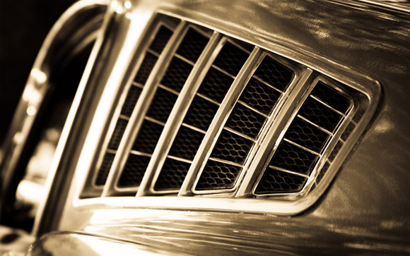 Mustang Vents B&W