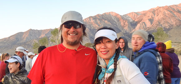 Terry and Jenny at Wild Wild West Start Line