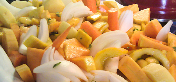 Baking Pan Ready For The Oven