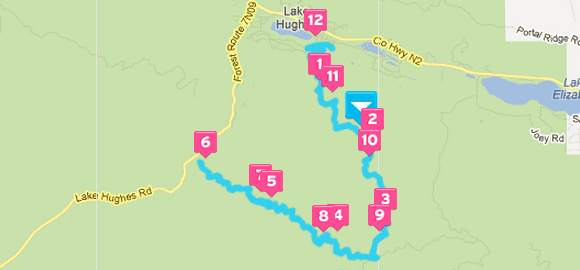 Leona Valley Trail Race Half Marathon Course