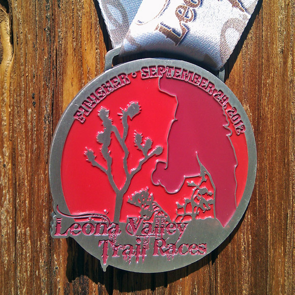 Leona Valley Trail Race medal