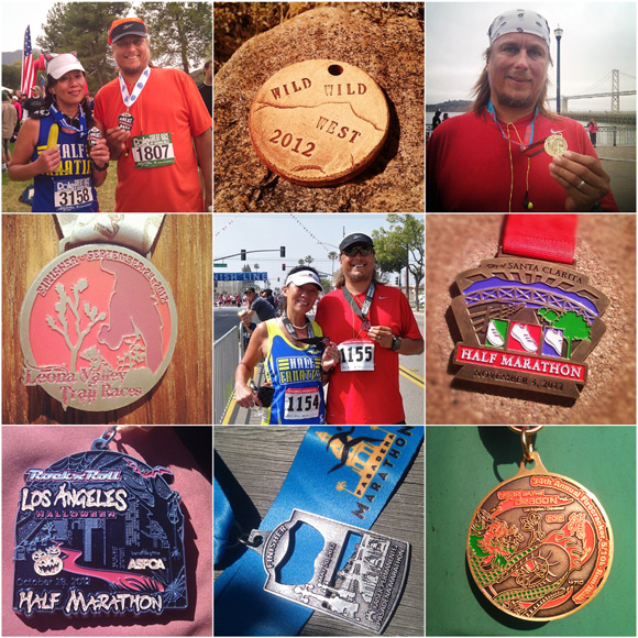 2012 Running Medals and Events