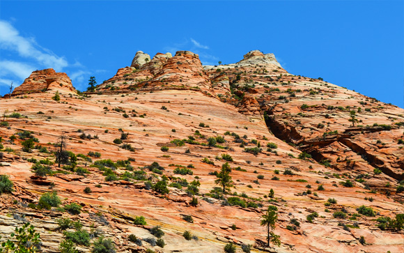 Zion East Temple Formations