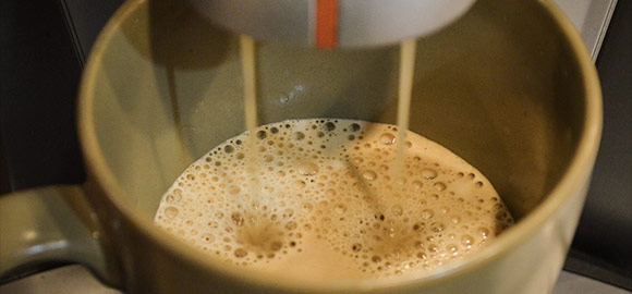 Coffee from Odea Giro Plus Espresso Machine