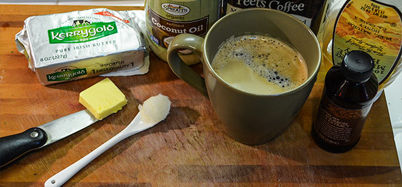 Buttered coffee ingredients